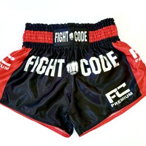 Fekete Piros Muay Thai Short
